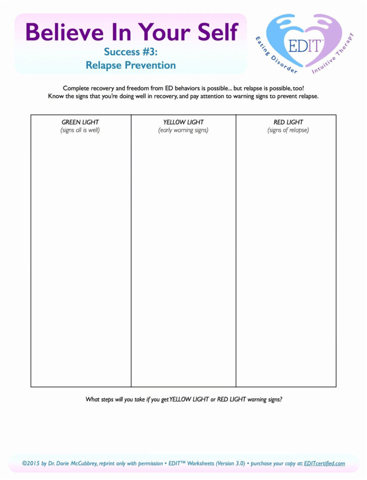 Substance Abuse Group Worksheets