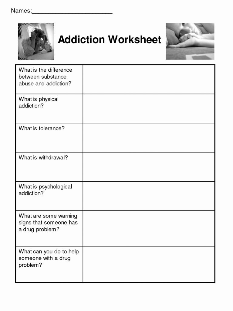 20 Group Therapy Worksheets For Substance Abuse Diocesisdemonteria 