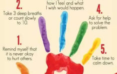 5 Steps To Managing Big Emotions Printable Teach Feelings Smart