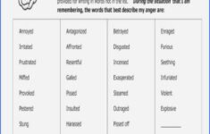 50 Anger Management Worksheet For Teens In 2020 Anger Management