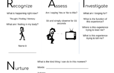 Acceptance Commitment Therapy Worksheets Printable Worksheets Word