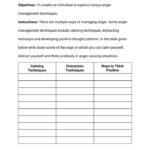 Anger Worksheets 7 OptimistMinds