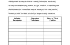 Anger Worksheets 7 OptimistMinds
