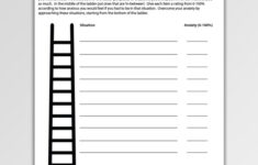 Anxiety CBT Worksheets Handouts Psychology Tools