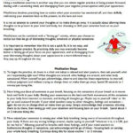 Attention Training Meditation Dbt Self Help Self Esteem Journal