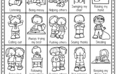 Back To School Good Or Bad Choices Kindergarten Behavior School