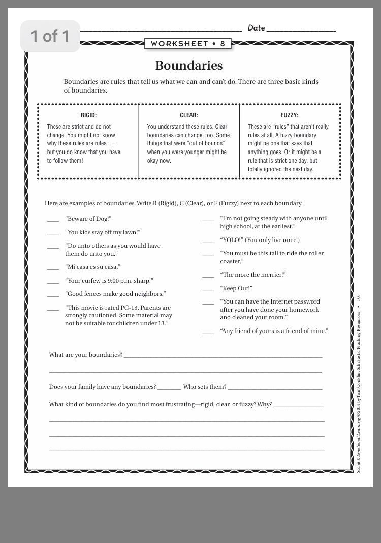 Be Nice For Some Adults To Fill This Sheet Out Therapy Worksheets 