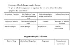 Borderline Personality Disorder Worksheet Mental Health Worksheets