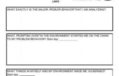 Chain Analysis Worksheet Dbt Worksheets Dbt Skills Worksheets