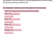 Cope Ahead Dbt Group Counseling Activities Dbt Coping Strategies