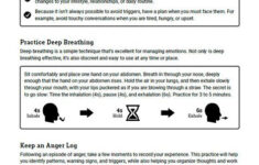 Coping Skills Anger Worksheet Therapist Aid Anger Coping Skills