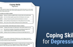 Coping Skills Depression Worksheet Therapist Aid