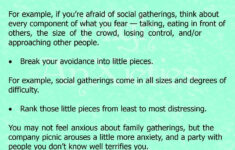 Coping Skills For Anxiety Worksheets