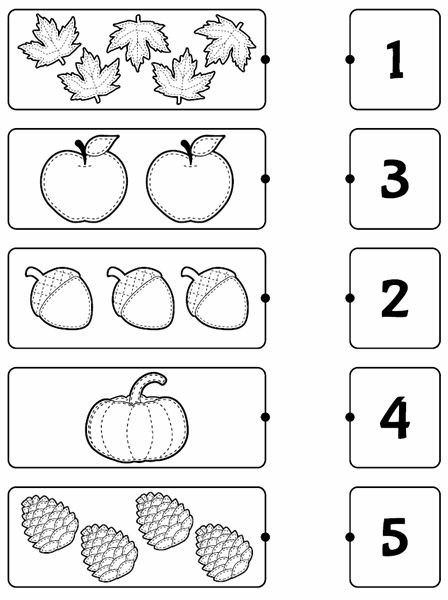 Count And Match Number Worksheets Worksheet School