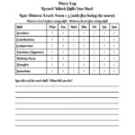 DBT ACCEPTS SKILLS DIARY Worksheet For Https Www Facebook Groups