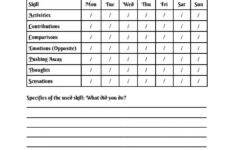 DBT ACCEPTS SKILLS DIARY Worksheet For Https www facebook groups