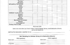 Dbt Crisis Worksheet Printable Worksheets And Activities For Teachers