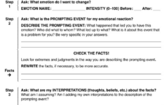 DBT Emotion Regulation Checking The Facts Living With Borderline