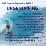 DBT Emotion Regulation Skill 7 Urge Surfing Dbt Dbt Skills