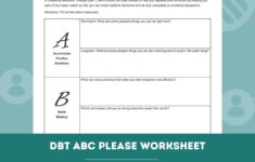 DBT Emotional Regulation Worksheets Bundle Editable Etsy Finland