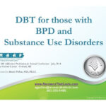 DBT For Those With BPD And Substance Use Disorders Dialectical