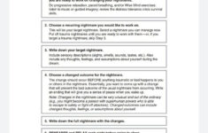 Dbt Nightmare Protocol Emotion Regulation Worksheet Emotion