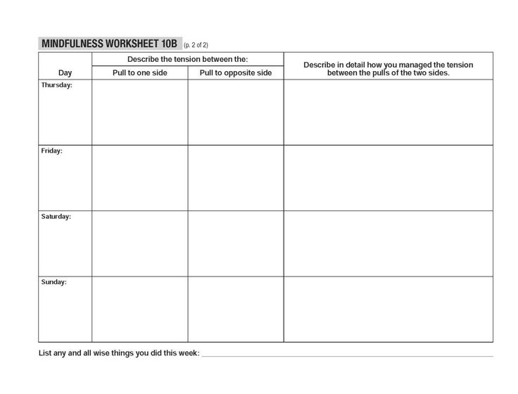 DBT Self Help Resources Walking The Middle Path To Wise Mind 