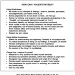 DBT Self Validation Of Emotion Self Help Tools Therapy Worksheets
