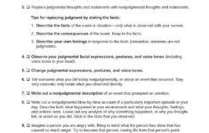 Dbt skills ideas for practicing nonjudgmentalness