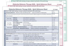 DBT Skills Reference Guide Worksheet Colors Etsy