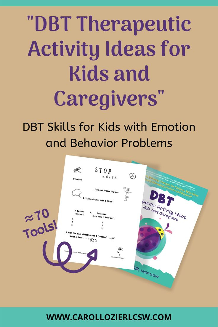 DBT Skills Worksheets And Handouts For Kids In 2020 Dbt Skills 