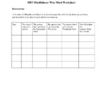 Dbt Worksheets Mental Health Worksheets