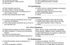 Distracting ACCEPT Skill DBT Counseling Techniques Worksheets