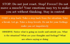 Distress Tolerance STOP Skill By John Migueis Medium