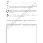 Distress Tolerance Stop Skill Handout And Worksheet Etsy