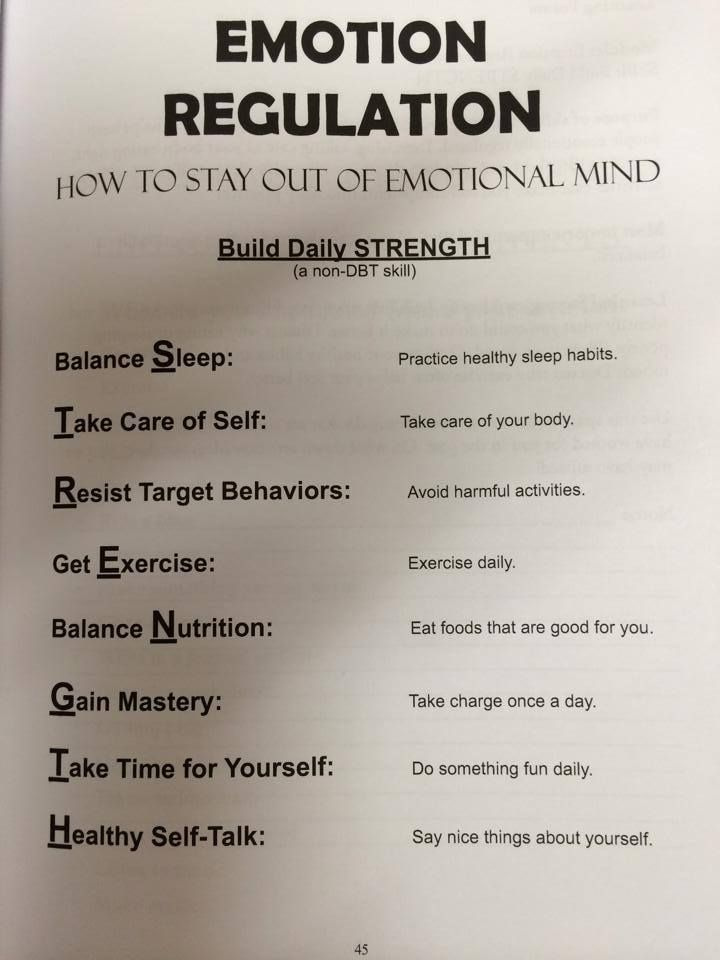 DBT Coping Ahead Worksheet