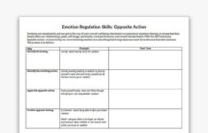 Emotional Regulation Coping Skills Activities Coping Skills Dbt Skills