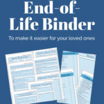 End Of Life Checklist Binder Organized 31 Life Binder End Of Life
