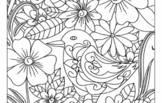 Floral Coloring Pages For Adults Best Coloring Pages For Kids