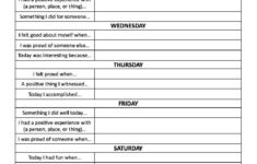 For The Past Week I ve Been Keeping A Self Esteem Journal Self