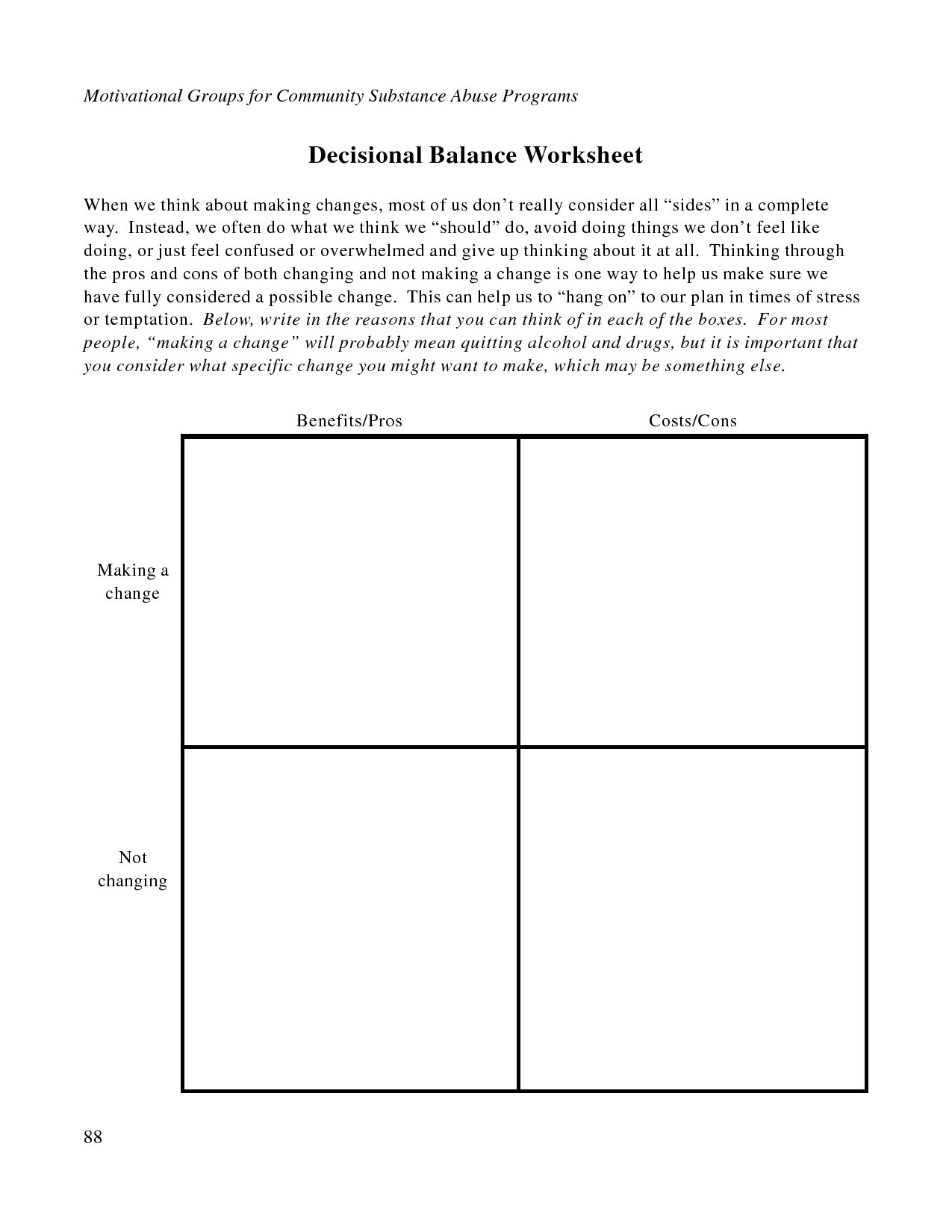 Free Printable Worksheets On Depression Free Printable