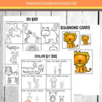Free Printable Zoo Math Worksheets For Preschoolers Math Activities