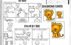 Free Printable Zoo Math Worksheets For Preschoolers Math Activities