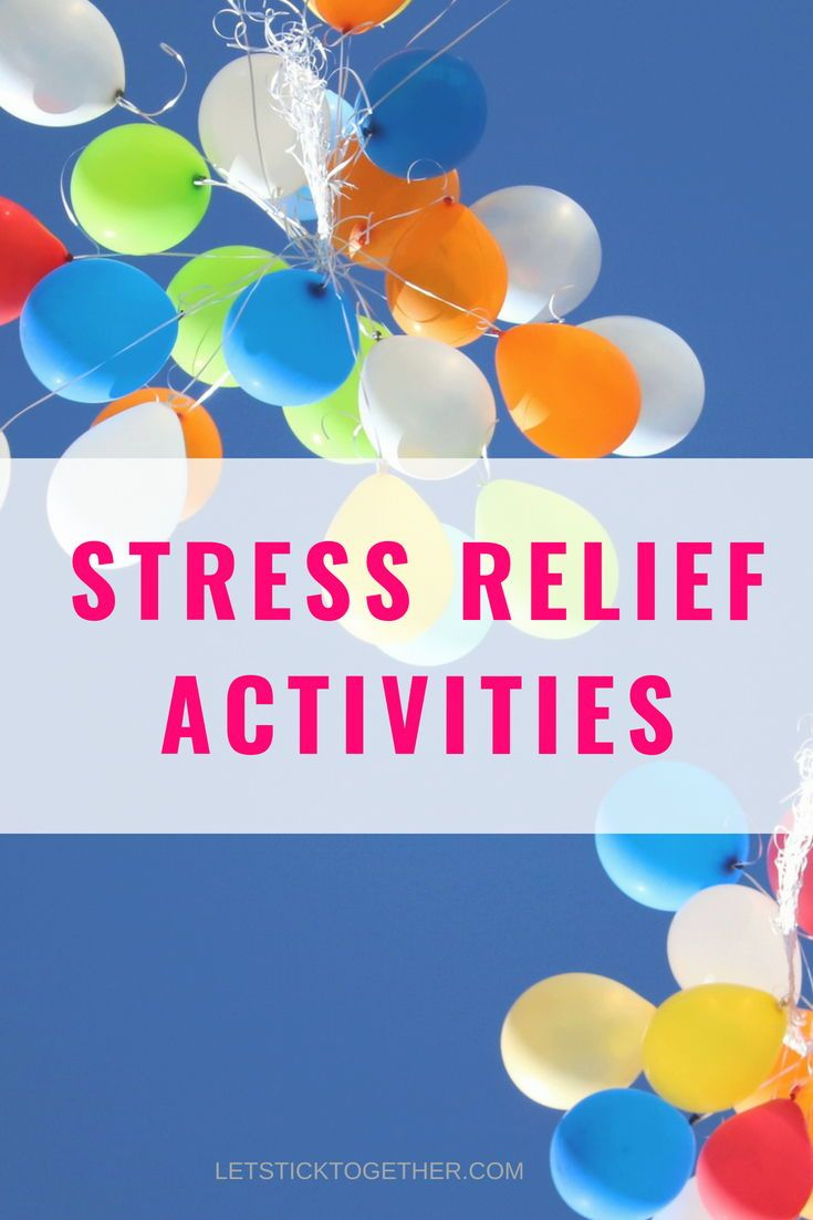 Fun Stress Relief Activities For Kids Adults Of All Ages Stress 