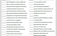 Group Therapy Worksheets For Teenagers Worksheets Master