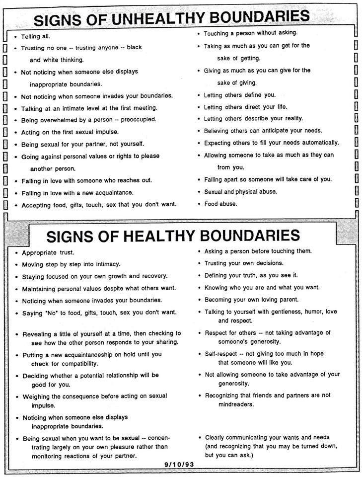 Healthy Boundaries Worksheet Bing Images Therapy Worksheets 