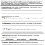 Image Result For DBT Interpersonal Effectiveness Skills Worksheet With