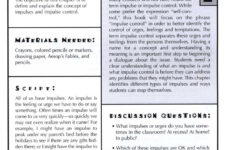 Image Result For Impulse Control Activities And Worksheets Impulse