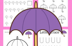 Letter U Worksheets For Preschool Kids Craft Play Learn