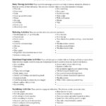 Life Skills Worksheets For Adults The Best Worksheets Image